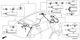 Diagram for 2019 Honda Passport Sunroof Cable - 32156-TGS-A70