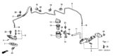 Diagram for Honda Clutch Hose - 46960-S84-A07