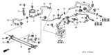 Diagram for 2000 Honda Odyssey Power Steering Hose - 53731-S0X-A00