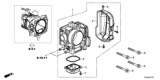 Diagram for Honda Throttle Body - 16400-RPY-G01
