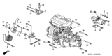 Diagram for 2004 Honda Insight Engine Mount - 11910-PHM-000