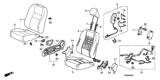Diagram for Honda Insight Seat Cushion - 81137-TM8-A01