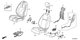 Diagram for 2020 Honda Civic Seat Cover - 81531-TBA-A12ZG