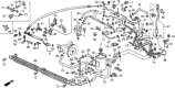Diagram for Honda Prelude Power Steering Cooler - 53765-SF1-952