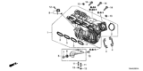 Diagram for Honda Civic Intake Manifold - 17100-5BA-A01