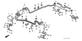 Diagram for 1991 Honda CRX Brake Line - 46331-SH3-020