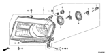 Diagram for 2015 Honda Pilot Headlight - 33100-SZA-A11
