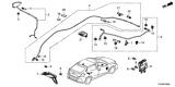 Diagram for 2020 Honda Civic Antenna Cable - 39160-TGG-A11