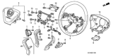 Diagram for 2011 Honda Element Steering Wheel - 78501-SCV-A51ZA