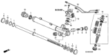Diagram for 2010 Honda Pilot Rack And Pinion - 53626-SZA-A01