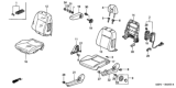 Diagram for 2001 Honda Civic Seat Cover - 81531-S5P-A61ZB