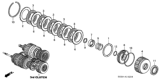 Diagram for Honda Odyssey Clutch Disc - 22644-PGH-013