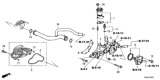 Diagram for 2014 Honda Accord Cooling Hose - 19505-5G0-A00