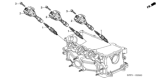 Diagram for 2006 Honda Insight Ignition Coil - 30520-PHM-S01