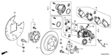 Diagram for Honda Accord Brake Pad Set - 43022-TVA-A51