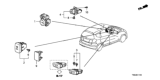 Diagram for 2010 Honda Fit A/C Switch - 35500-TF0-G01