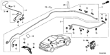 Diagram for 2020 Honda Civic Antenna Cable - 39160-TBG-A01