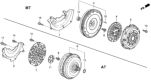 Diagram for Honda Civic Torque Converter - 26000-P24-J00