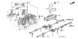 Diagram for 2004 Honda Civic Shift Cable - 54315-S5A-954