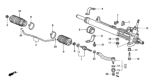Diagram for 2000 Honda CR-V Rack And Pinion - 53601-S10-A03