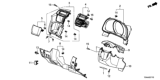 Diagram for 2020 Honda Fit Steering Column Cover - 77360-T5R-A11ZA