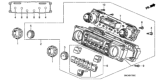Diagram for 2010 Honda Civic Blower Control Switches - 79600-SNC-A52ZA