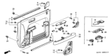 Diagram for Honda Element Door Trim Panel - 83534-SCV-A11ZA