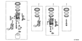 Diagram for 2012 Honda CR-Z Fuel Pressure Regulator - 17052-SZT-L00
