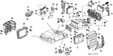 Diagram for 1993 Honda Civic ABS Control Module - 39790-SR3-A02
