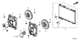 Diagram for Honda CR-V Cooling Fan Assembly - 19020-5PH-A01