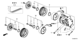 Diagram for Honda CR-V A/C Compressor - 38810-5PH-A01