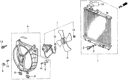 Diagram for 1994 Honda Del Sol Radiator - 19010-P08-014