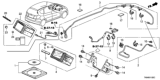 Diagram for 2011 Honda Fit Antenna Cable - 39156-TK6-A21