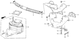 Diagram for Honda CRX Catalytic Converter - 18150-PE1-696