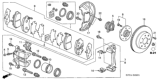 Diagram for Honda Insight Brake Pad Set - 45022-S3Y-A10