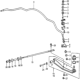 Diagram for Honda Accord Suspension Strut Rod - 51352-SA5-000