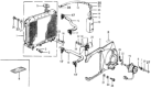 Diagram for 1976 Honda Accord Fan Shroud - 19015-671-013