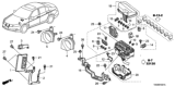 Diagram for 2012 Honda Accord Engine Control Module - 37820-R84-A53
