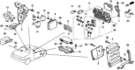 Diagram for Honda Del Sol Engine Control Module - 37820-P1Z-A01