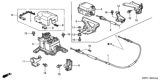 Diagram for 2001 Honda Civic Accelerator Cable - 17880-PLR-A01