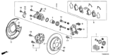Diagram for Honda Accord Wheel Bearing - 42200-T3V-A51