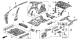 Diagram for Honda Civic Floor Pan - 65100-SNA-A00ZZ