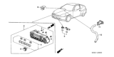 Diagram for Honda Insight A/C Switch - 79602-S3Y-A01