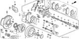 Diagram for 1997 Honda Del Sol Wheel Bearing - 42200-SR3-A53