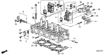 Diagram for Honda CR-V Cylinder Head Gasket - 12251-R40-A01