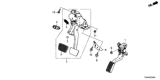 Diagram for Honda Clarity Electric Brake Light Switch - 36750-T3V-A01