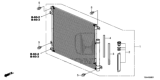 Diagram for Honda A/C Condenser - 80100-TBA-A02