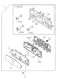 Diagram for 2000 Honda Passport Instrument Cluster - 8-97212-861-2