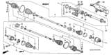 Diagram for Honda CR-V Axle Shaft - 44305-S9A-N00