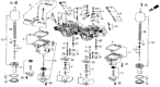 Diagram for 1988 Honda Prelude Carburetor Needle And Seat Assembly - 16011-PK1-005